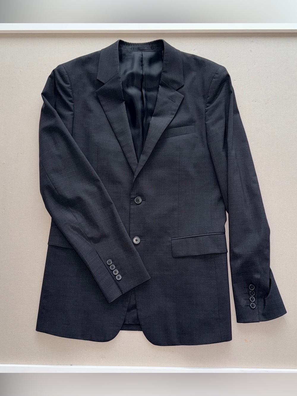 Theory Classic Men's Charcoal Gray Suit Blazer - 36R